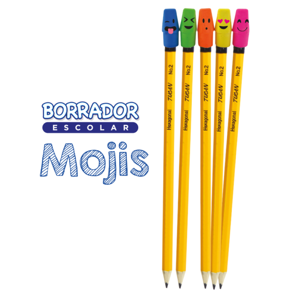 Borrador Capuchón Lápiz Mojis