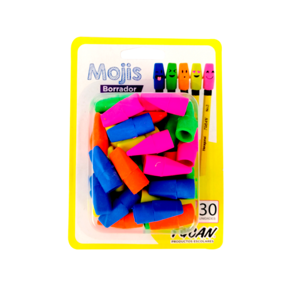Borrador Capuchón Lápiz Mojis - Imagen 2